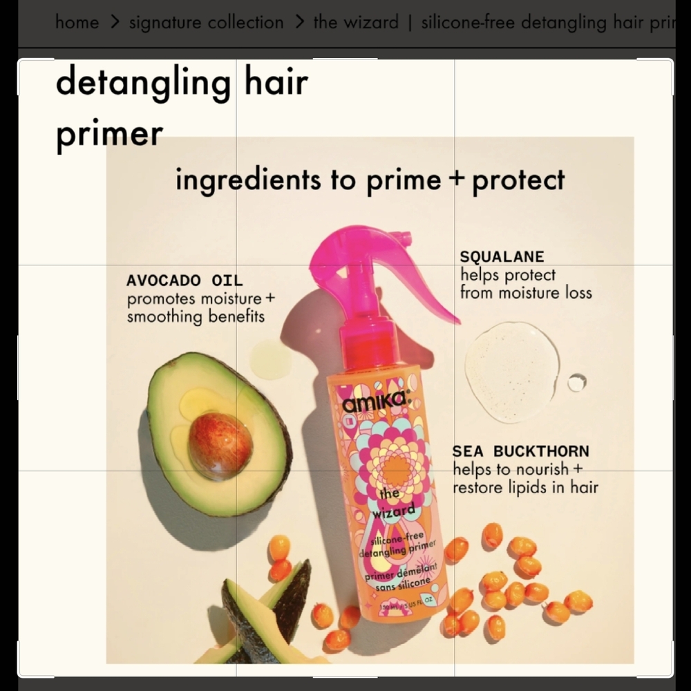 Amika The Wizard Detangling Primer - Pink and Orange - Picture 5 of 5